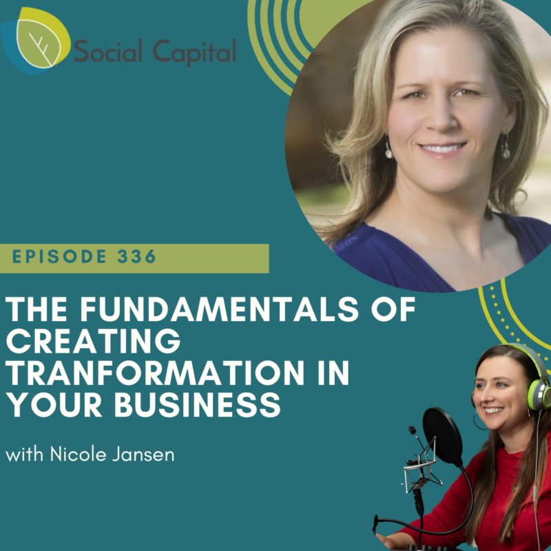 336: The Fundamentals of Creating Tranformation In Your Business - with Nicole Jansen